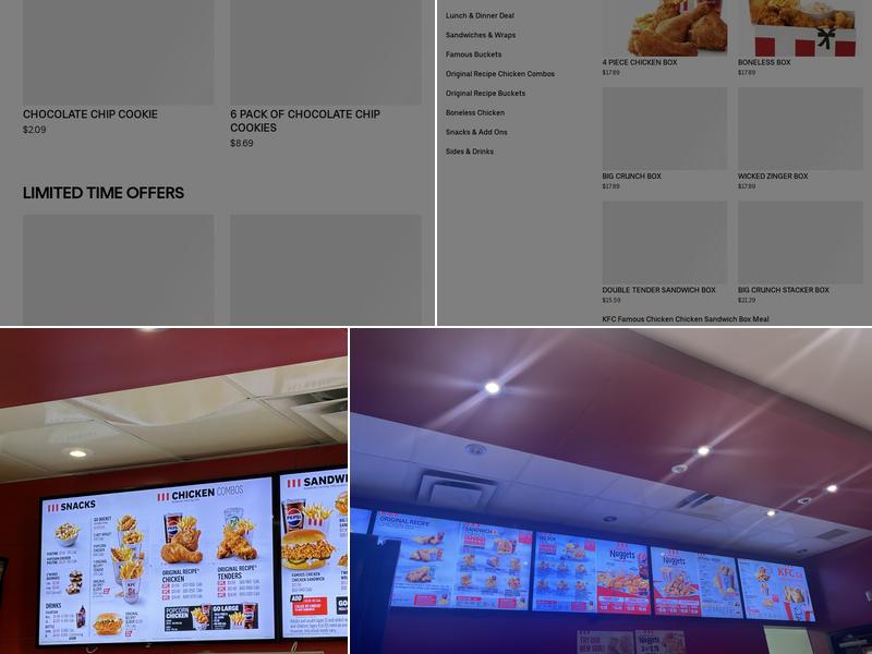KFC Menu