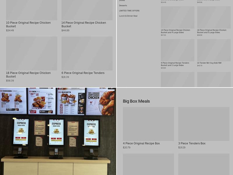 KFC Menu
