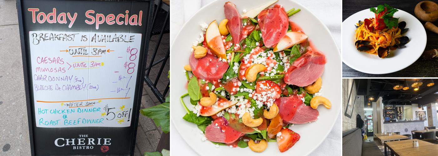 The Cherie Bistro Menu