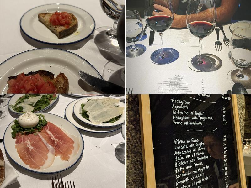 Restaurant Da Emma Menu