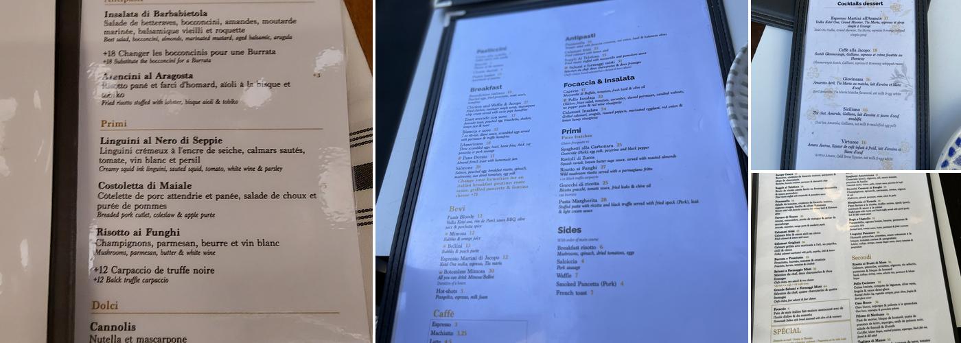 Jacopo Menu