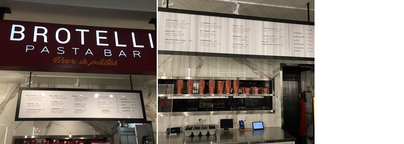 Brotelli Pasta Bar Menu