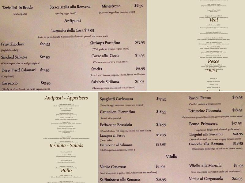 Ciccio Menu