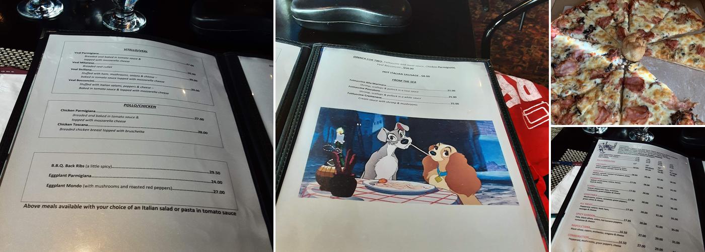 Paradise Restaurant Menu