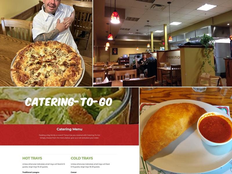 Tony's Famous Italian Restaurant Menu