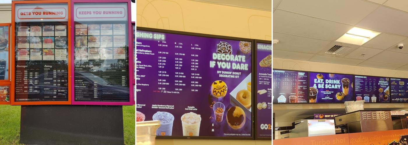 Dunkin' Menu