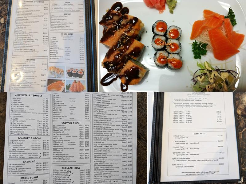 Coen Sushi Menu