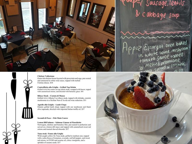 Bella Vita Cucina Menu