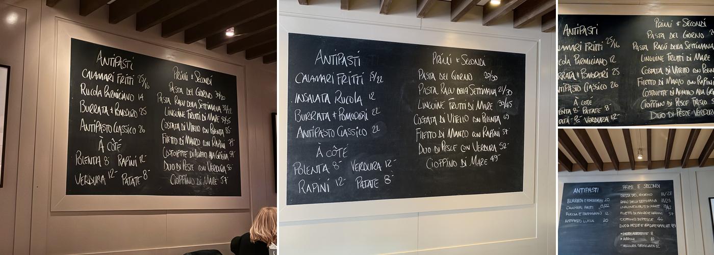 Lucca Menu