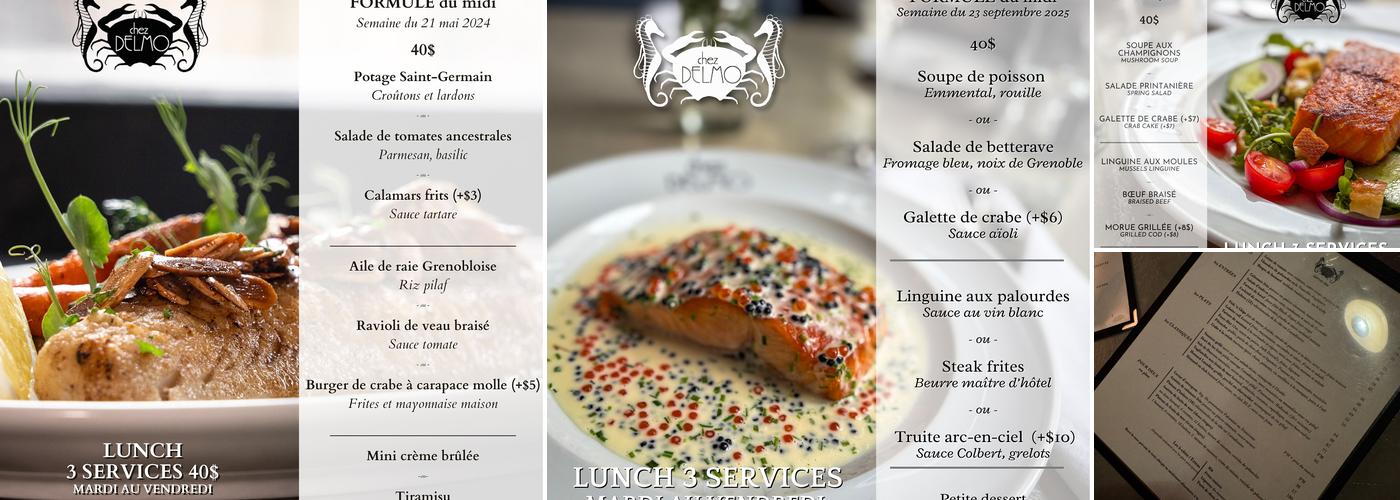 Chez Delmo Menu