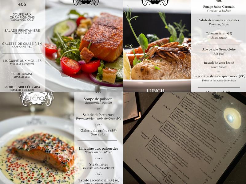Chez Delmo Menu