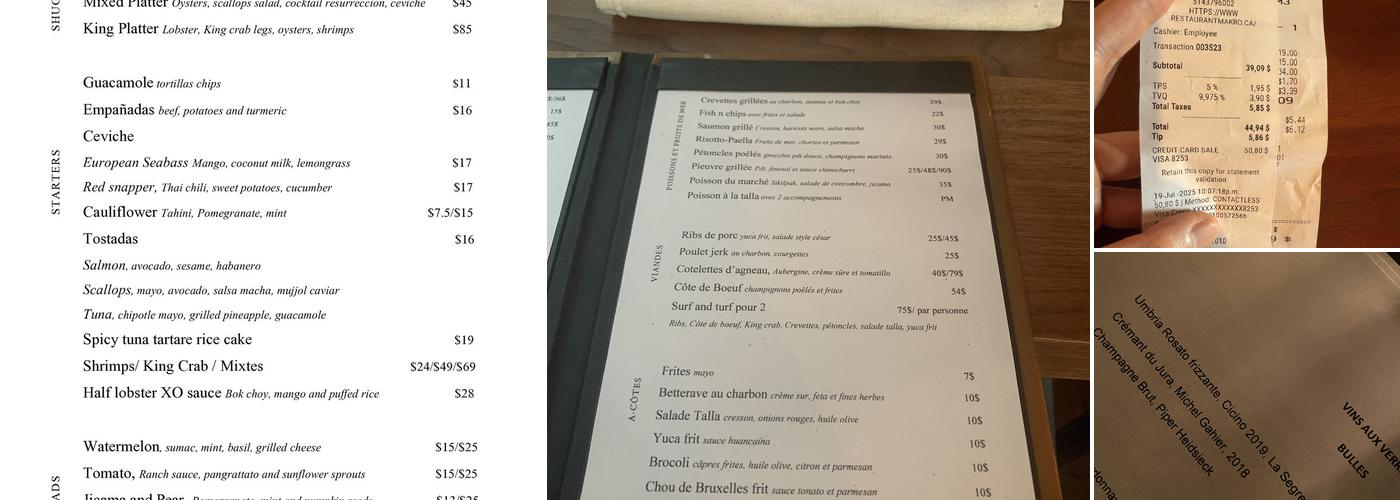 Makro par GRINDER Menu