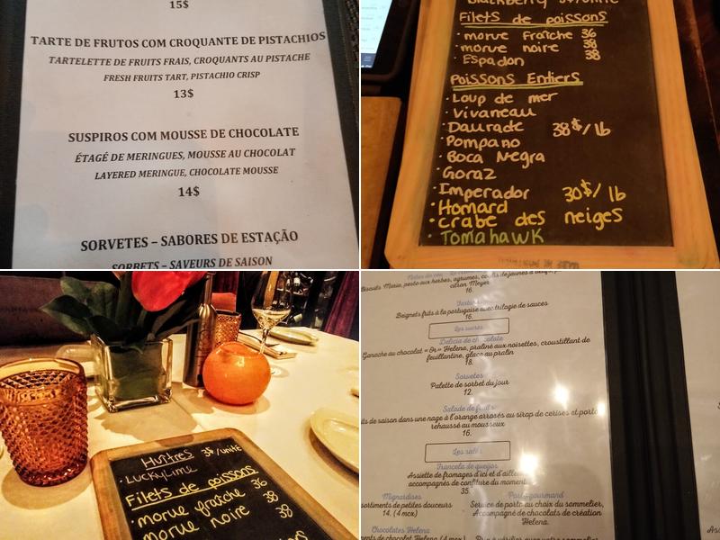 Helena Menu