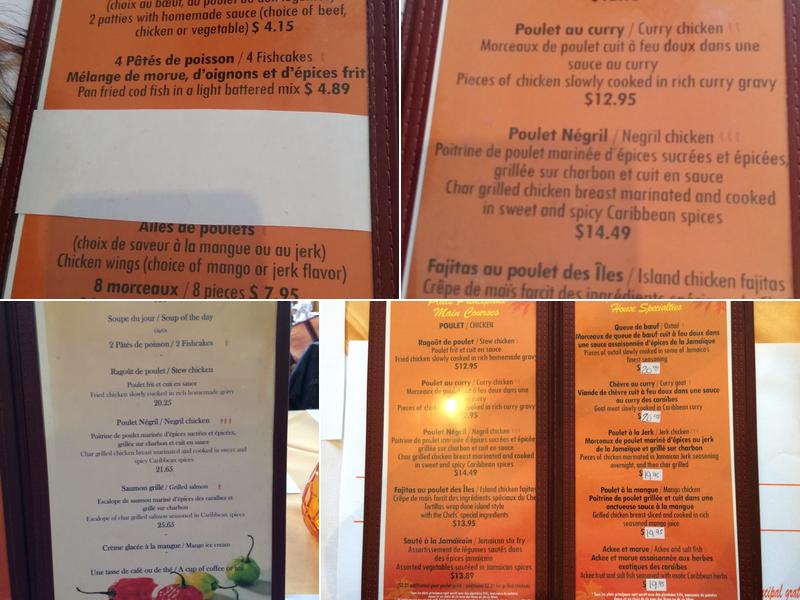 Mango Bay Menu
