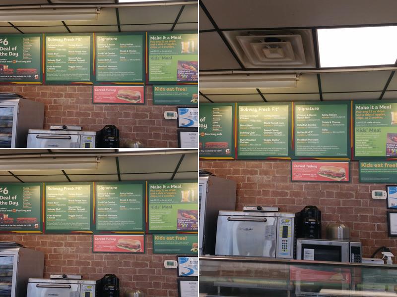 Subway Menu