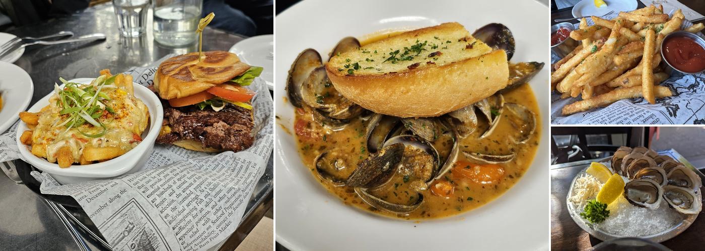 Harbour Oyster + Bar Menu