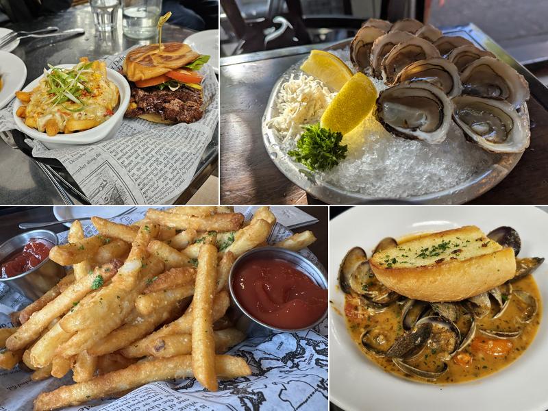 Harbour Oyster + Bar Menu