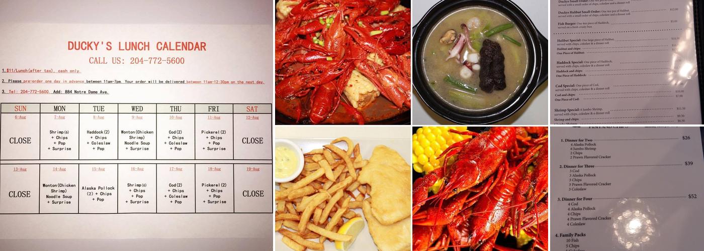 Ducky's Fish & Chips Menu