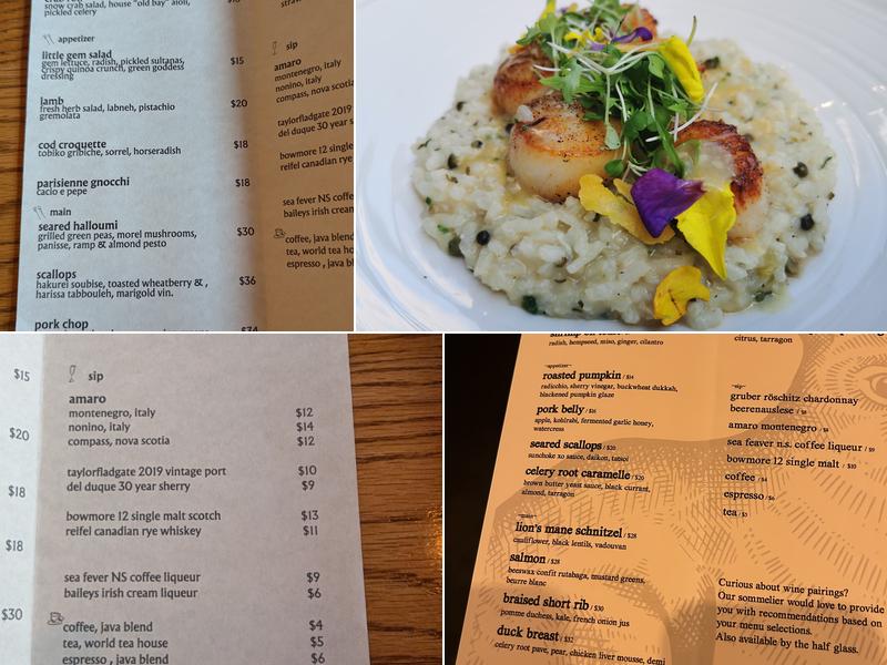 Hop Scotch Dinner Club Menu