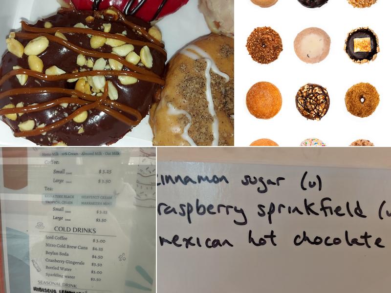 Glory Hole Doughnuts Menu