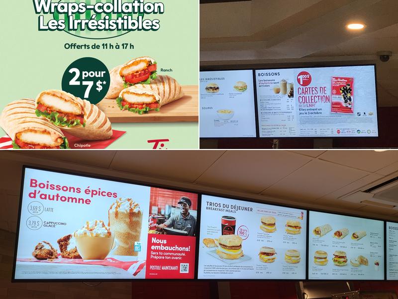 Tim Hortons Menu
