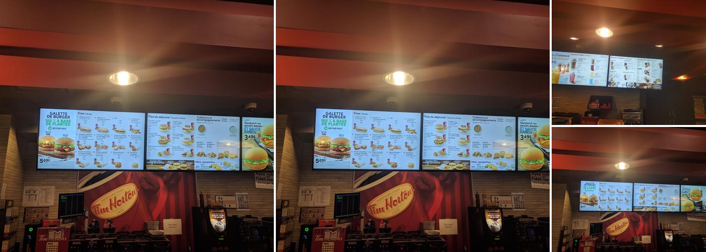 Tim Hortons Menu