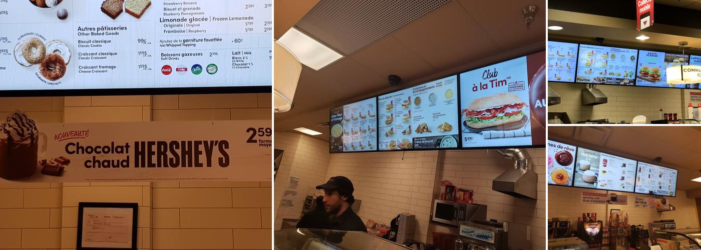 Tim Hortons Menu