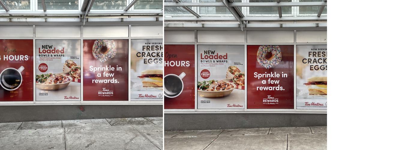 Tim Hortons Menu