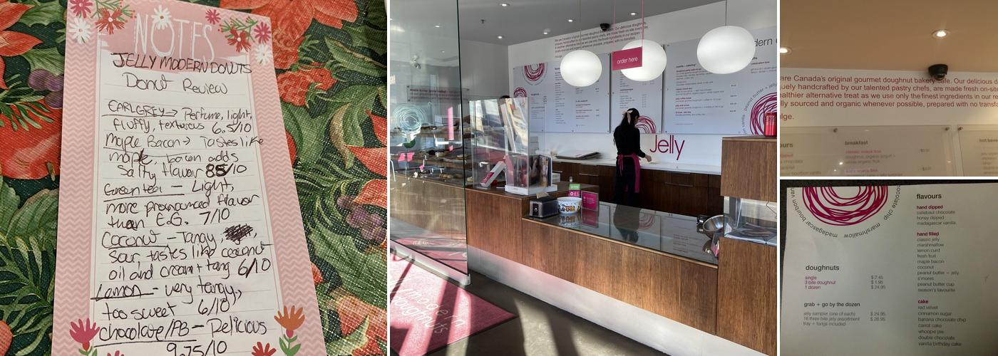 Jelly Modern Doughnuts Menu