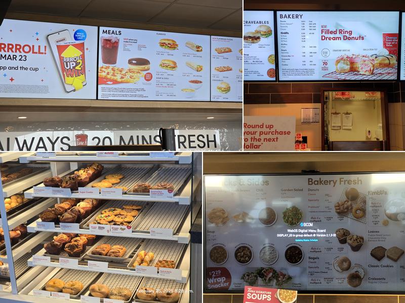 Tim Hortons Menu