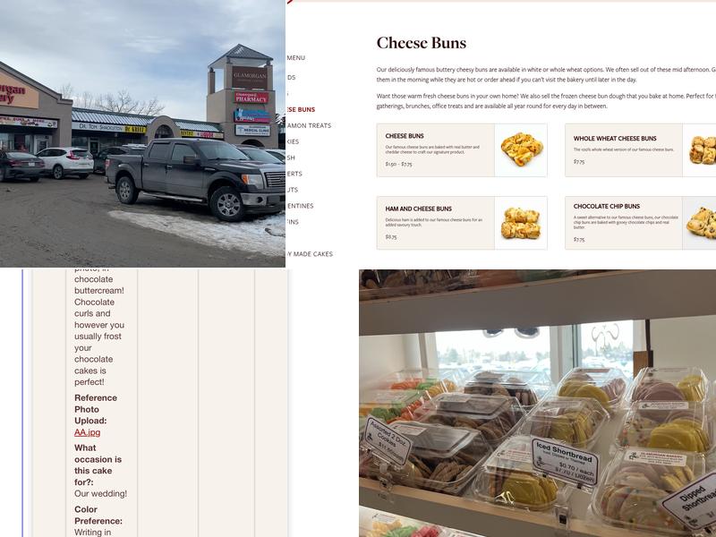 Glamorgan Bakery Menu