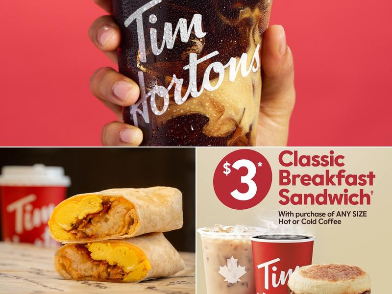 Tim Hortons Menu