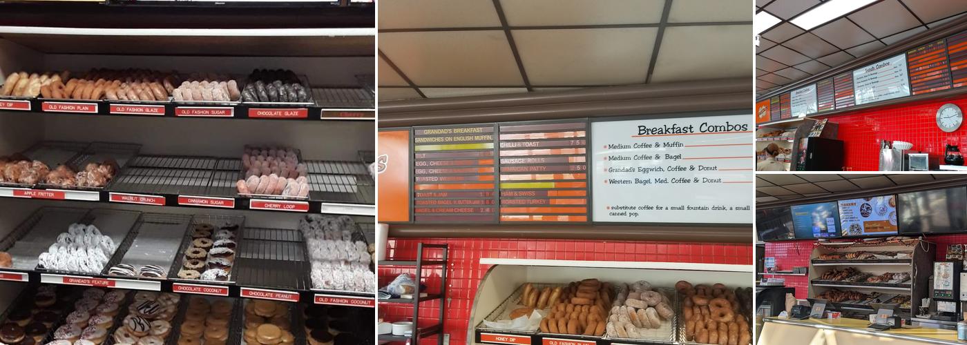 Grandad's Donuts Menu