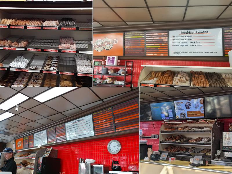 Grandad's Donuts Menu