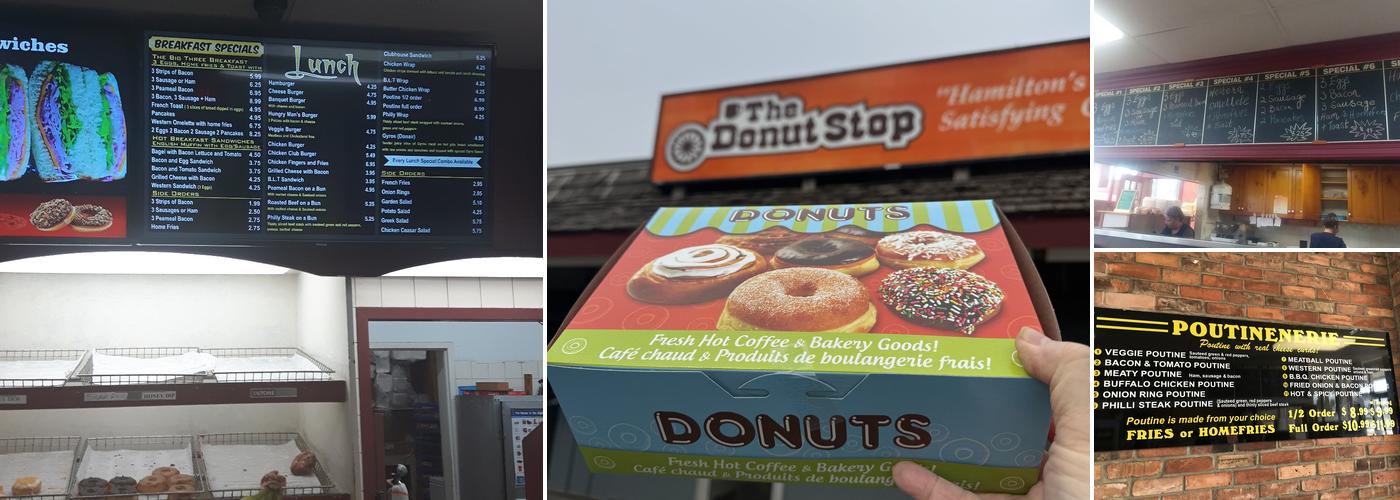 The Donut Stop Menu