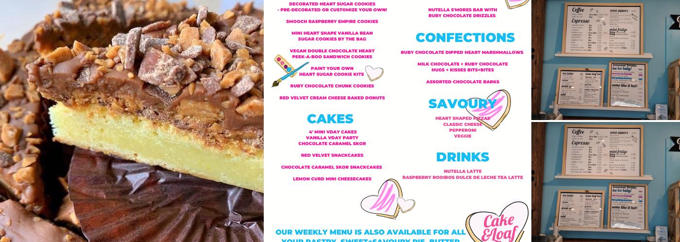 Cake & Loaf Bakery Menu
