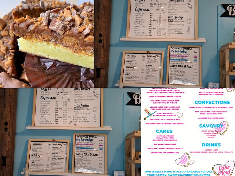 Cake & Loaf Bakery Menu