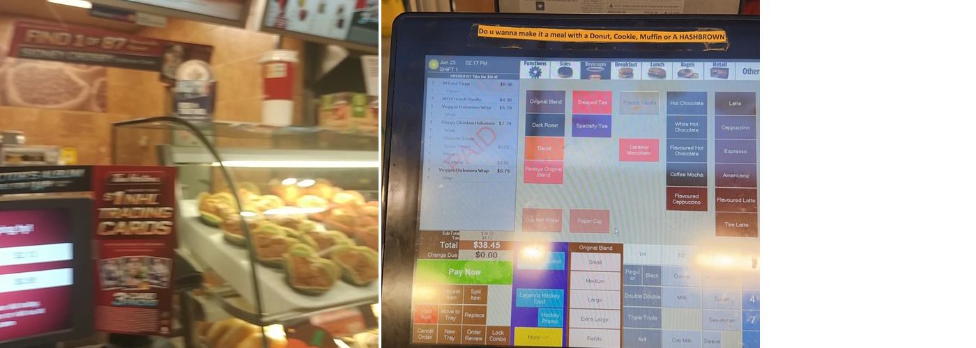 Tim Hortons Menu
