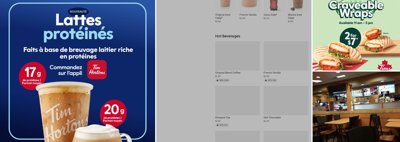 Tim Hortons Menu