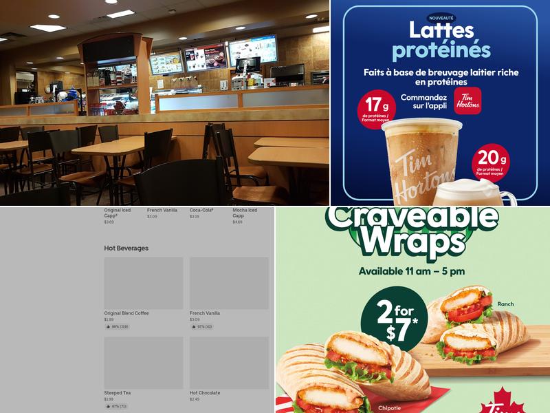 Tim Hortons Menu