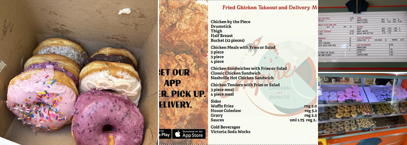 Empire Donuts Cook Street Village Menu