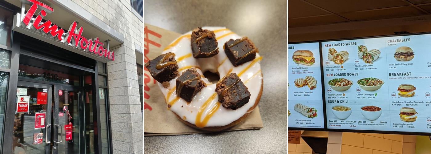 Tim Hortons Menu