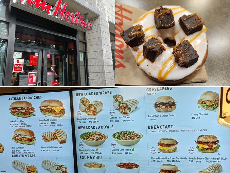 Tim Hortons Menu