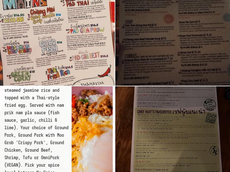 PAI Menu