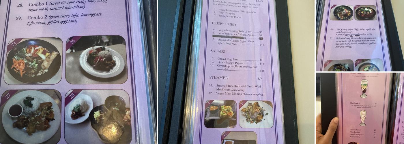 Saigon Lotus Menu