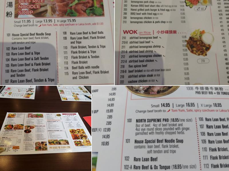 Ben Thanh Menu