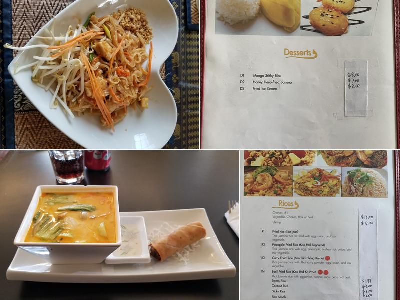 Thai Cuisine Menu