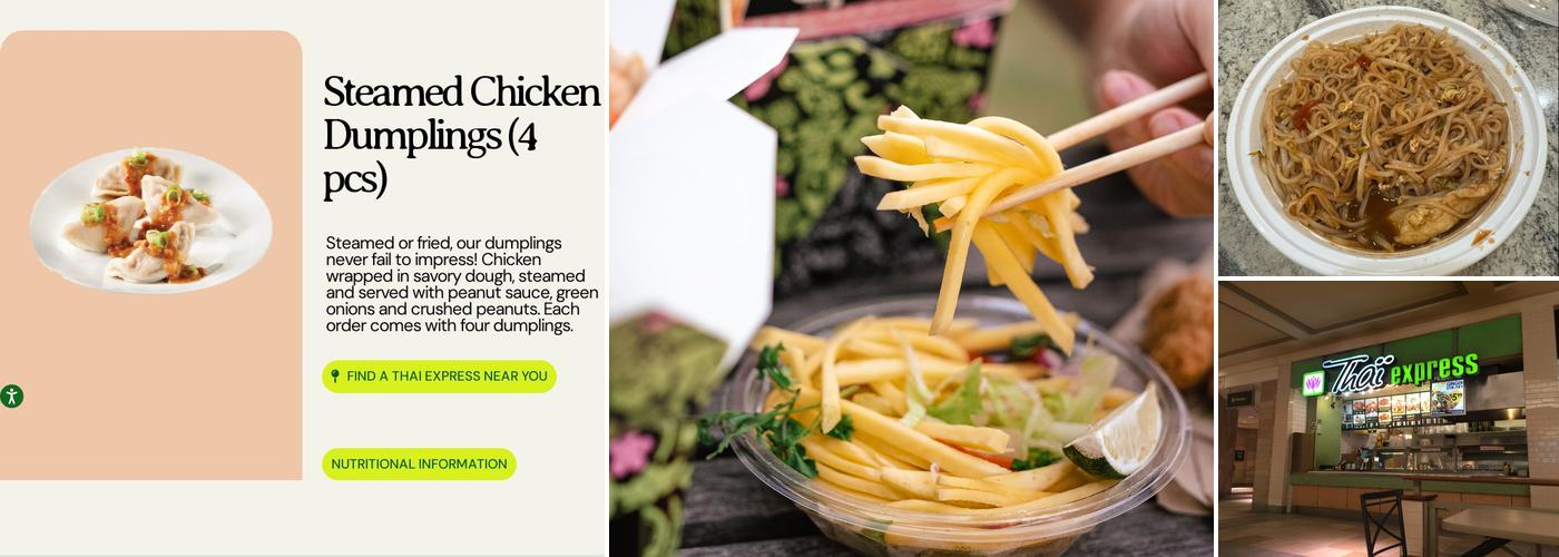 Thai Express Restaurant Barrie Menu