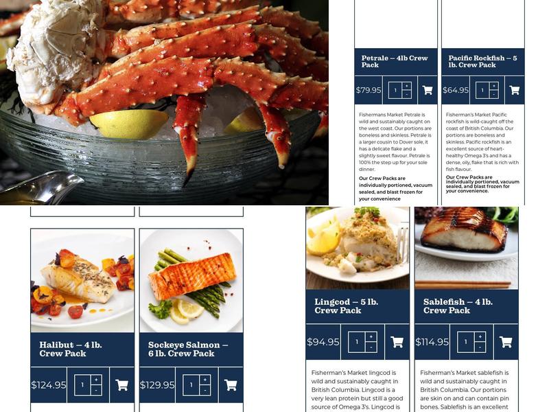 Fisherman's Market Kelowna Menu