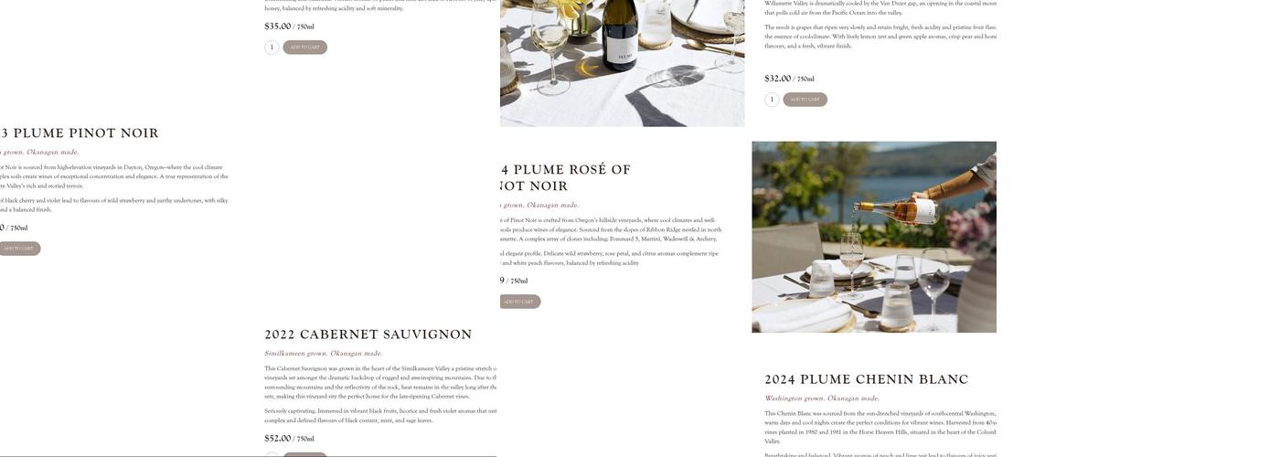 Quails' Gate Winery Menu